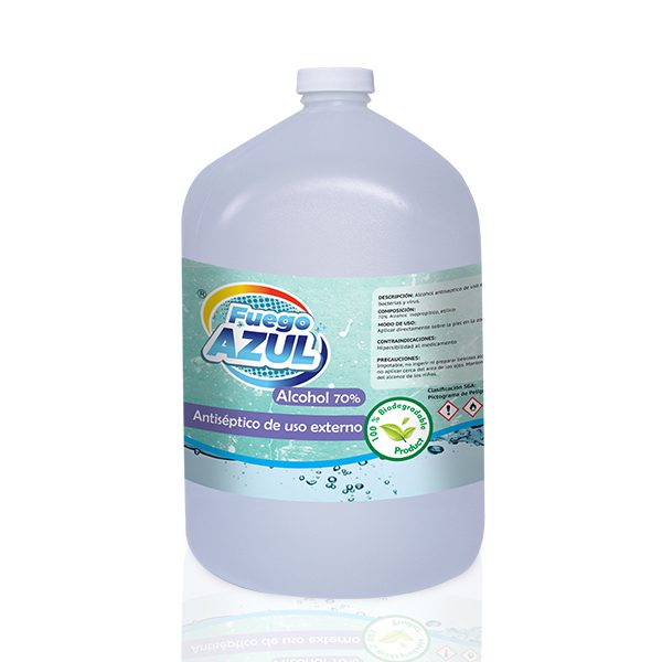ALCOHOL GLICERINADO 70% X GALON 4 LT